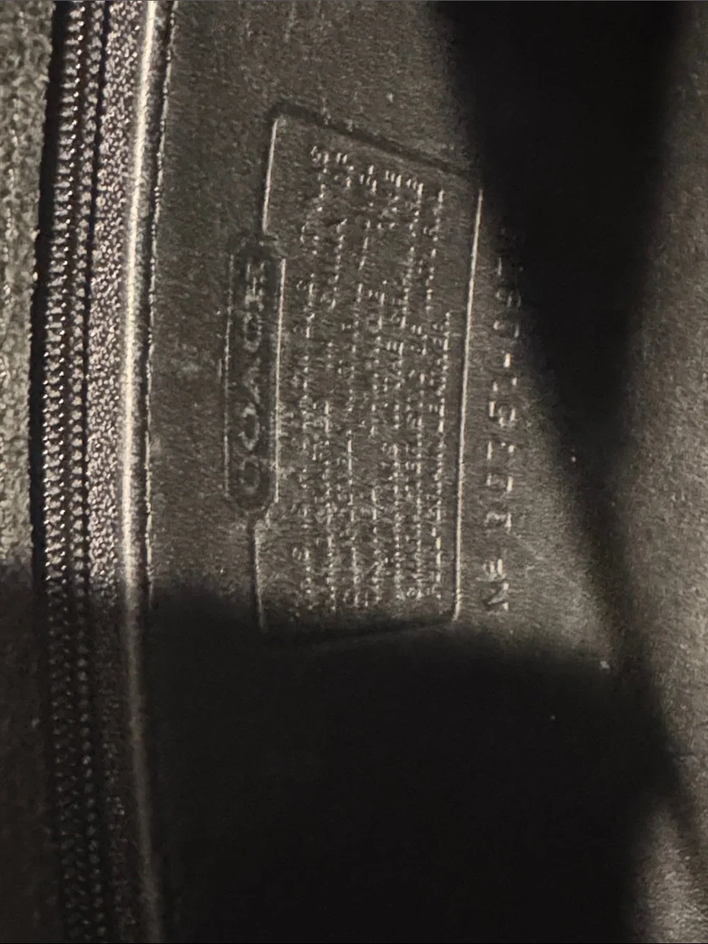 Coach Black Leather Shoulder Bag with Gold Turnlock